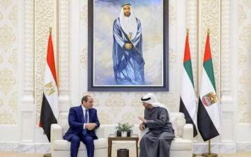 رئيسا الإمارات ومصر يؤكدان ضرورة الوقف الفوري للتصعيد واللجوء للحوار