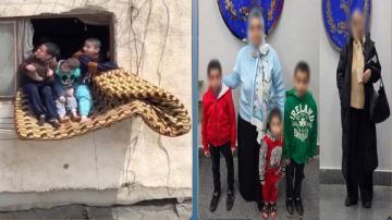 أطفال يحلسون على مرتبة خارج شباك شقة بالإسكندرية.. الداخلية تكشف تفاصيل الواقعة