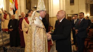 المطران كوسا يحتفل بعيد البشارة وذكرى مرور مائة عام تدشين كاتدرائية سيدة البشارة