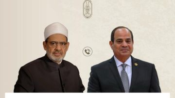 شيخ الأزهر يهنئ الرئيس السيسي والشعب المصري بقرب حلول عيد الفطر المبارك