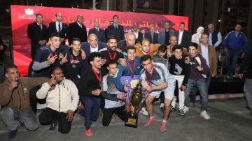 القليوبية تحصد كأس الجمهورية لخماسي كرة القدم بعد فوز الرملة على إمبابة 4 1 القليوبية تحصد كأس الجمهورية لخماسي كرة القدم بعد فوز الرملة على إمبابة 4 1