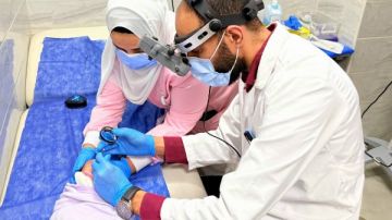 الرعاية الصحية تعلن لأول مرة إطلاق خدمة فحص قاع العين للأطفال المبتسرين بمجمع الأقصر الطبي الدولي