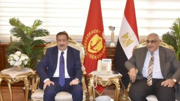 أبو ليمون يستقبل رئيس قطاع الجهاز المركزي للمحاسبات لمحافظات بورسعيد وشمال وجنوب سيناء