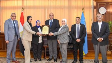 محافظة الإسكندرية تتسلم شهادة الآيزو لمركز الإسكندرية للتدريب