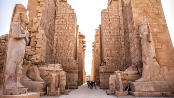 المصري الفرنسي يستكمل أعمال الحفائر بمعابد الكرنك