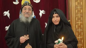 راهبة جديدة تنضم إلى دير العذراء والشهيد ودامون بأرمنت