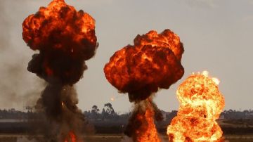 انفجارات ضخمة بمقرات المعارضة الكردية في السليمانية بإقليم كردستان العراق