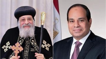 دام الأمن والأمان لمصرنا الحبيبة..البابا تواضروس يهنئ الرئيس السيسي بعيد الفطر دام الأمن والأمان لمصرنا الحبيبة..البابا تواضروس يهنئ الرئيس السيسي بعيد الفطر