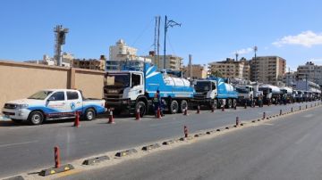 القابضة للمياه ترفع درجة الاستعداد القصوى لمواجهة موجة الطقس السيئ وسقوط الأمطار .. صور