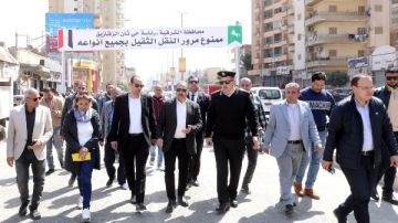 بدء تشغيل كوبري الصاغة بـ الزقازيق عقب انتهاء أعمال الإصلاح والصيانة