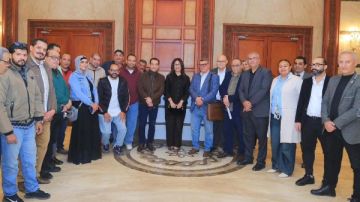 قبل افتتاحه التجريبى .. وزيرة الثقافة تتفقد الاستعدادات النهائية لـ مسرح مصر صور