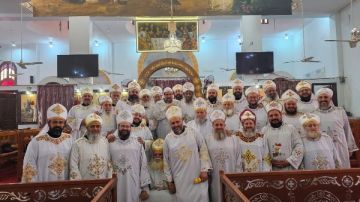 مجمع كهنة ديرمواس ودلجا يبحث ترتيبات الخدمة الرعوية في الصوم الكبير مجمع كهنة ديرمواس ودلجا يبحث ترتيبات الخدمة الرعوية في الصوم الكبير