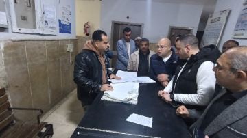 نائب محافظ الجيزة يتفقد مستشفى مبارك المركزي للوقوف على مستوى الخدمات الطبية صور