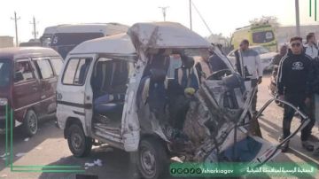 تفاصيل الحالة الصحية لطلاب مدرسة صن رايز المصابين بحادث تصادم