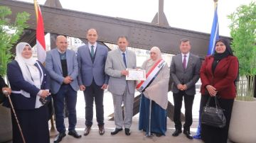 تكريم الأمهات المثاليات بالكوبرى التاريخى بدمياط