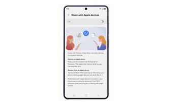سامسونج تضيف دعم AirDrop إلى Quick Share على هواتف Galaxy S26