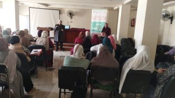 التضامن تنظم تدريبا لبناء قدرات الرائدات في مجال تغذية الأم والطفل
