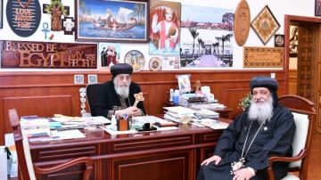 البابا تواضروس يستقبل عددا من الآباء الأساقفة لمتابعة العمل الرعوي.. صور