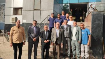 رئيس جامعة أسوان يتفقد المستشفيات الجامعية في أول أيام عيد الفطر