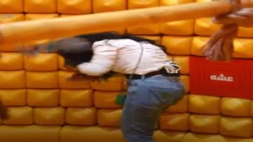 شاهد الدجاج يهاجم دينا في رامز ليفل الوحش