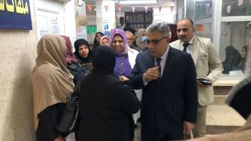 محافظ الدقهلية في زيارة مفاجئة لعيادة التأمين الصحي بجديلة