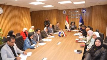 على رأسها ملف تقنين أراضى الدولة وضع خطة استراتيجية في دمياط