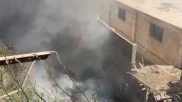 هيش وحشيش .. إخماد حريق هائل بمحيط مجلس مدينة بنها