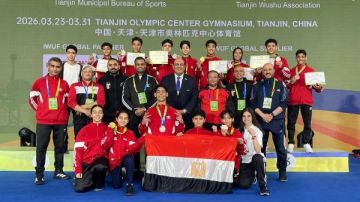 وزير الرياضة يهنئ بعثة مصر للووشو كونغ فو بعد تحقيق 10 ميداليات في بطولة العالم بالصين