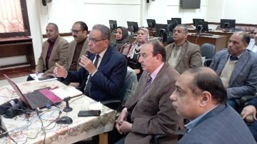 تعليم بني سويف تناقش خطة ترشيد الإنفاق الحكومي والاستعداد لامتحانات مارس