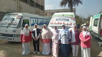 صحة بني سويف: فحص 700 حالة وتقديم 2200 خدمة في قافلة علاجية بعلي زيدان