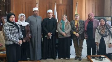 آداب بني سويف تكرم الفائزين في مسابقة القرآن الكريم