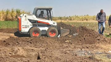 إزالة فورية لحالة تعد على أرض زراعية في الطود بالاقصر