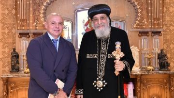 البابا تواضروس يستقبل سفير إيطاليا ويؤكد على تميز مصر الحضاري