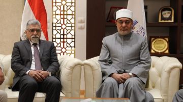 مفتي الجمهورية يبحث مع وفد جامعة العاصمة تعزيز التعاون في بناء الوعي