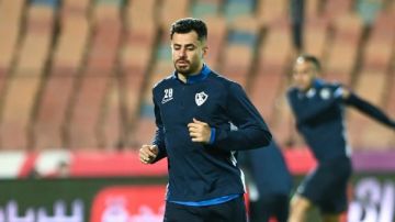 الونش يؤدى تدريبات تأهيلية فى مران الزمالك استعدادا لـ إنبي