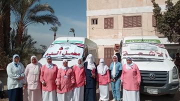 صحة بني سويف: تقديم 4000 خدمة طبية والكشف على 1390 مريضا في قافلة بالنواميس