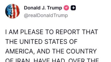 ترامب: أجرينا محادثات جيدة للغاية مع إيران للتوصل لحل شامل