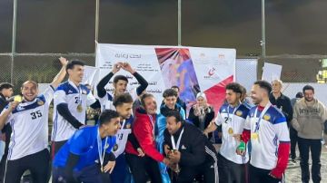 منتخب جامعة طنطا لكرة القدم الخماسي يفوز بذهبية دوري الجامعات والمعاهد العليا