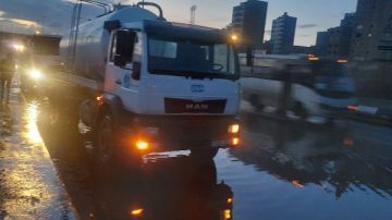 استمرار جهود شركة مياه القليوبية لرفع تجمعات مياه الأمطار