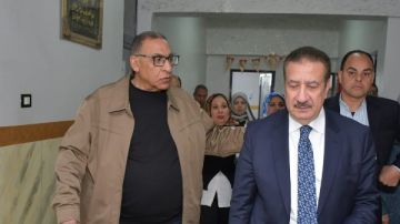 محافظ بورسعيد يزور جمعية رمسيس لرعاية الأيتام ويقدم التهنئة بمناسبة عيد الفطر
