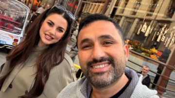 بعد نجاح علي كلاي.. درة تستمتع بـ عطلتها مع زوجها في تونس