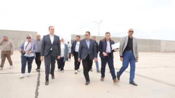 جوله بالمجمع المتكامل لتدوير المخلفات الصلبة بأبو جريدة