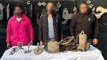 ضبط 3 متهمين بالتنقيب عن الآثار في بولاق ضبط 3 متهمين بالتنقيب عن الآثار في بولاق