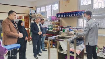  تعليم دمياط يتابع التقييمات العملية للطلاب بالمدرسة الفندقية برأس البر