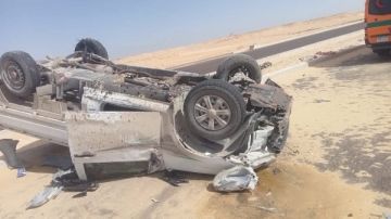 شهداء لقمة العيش.. الصور الأولى لموقع حادث محور الضبعة المأساوي بمطروح شهداء لقمة العيش.. الصور الأولى لموقع حادث محور الضبعة المأساوي بمطروح