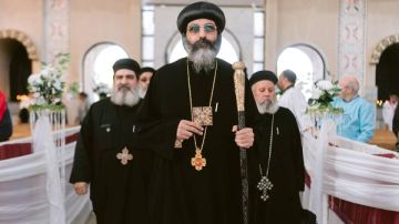 عمود من أعمدة الكنيسة.. كلمات مؤثرة للأنبا مينا في تأبين الأنبا باخوميوس