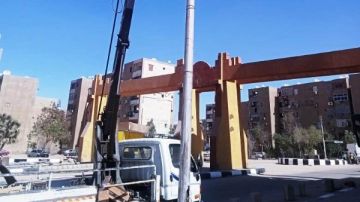 حملات مكثفة لرفع الإشغالات وتطوير الإنارة بمركز ومدينة أسوان