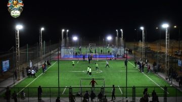 كأس العلمين الجديدة الرمضانية لكرة القدم الخماسية.. منافسات قوية وأجواء مميزة كأس العلمين الجديدة الرمضانية لكرة القدم الخماسية.. منافسات قوية وأجواء مميزة