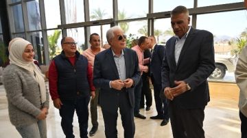 محافظ جنوب سيناء يستقبل مستشار رئيس الجمهورية للتنمية المحلية