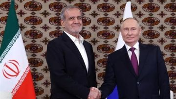 بوتين لبزشكيان: موسكو ستبقى صديقا وفيا وشريكا موثوقا في هذه الفترة الصعبة بوتين لبزشكيان: موسكو ستبقى صديقا وفيا وشريكا موثوقا في هذه الفترة الصعبة